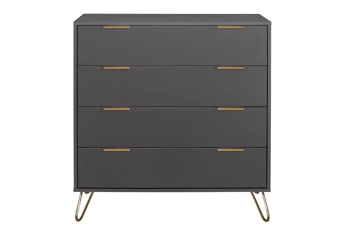 Arlo 4 Drawer Chest - Charcoal - Image 3
