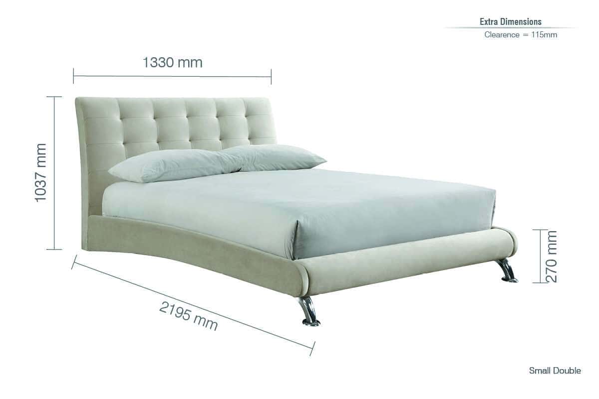 Hemlock 4ft Bed - Warm Stone - Image 6