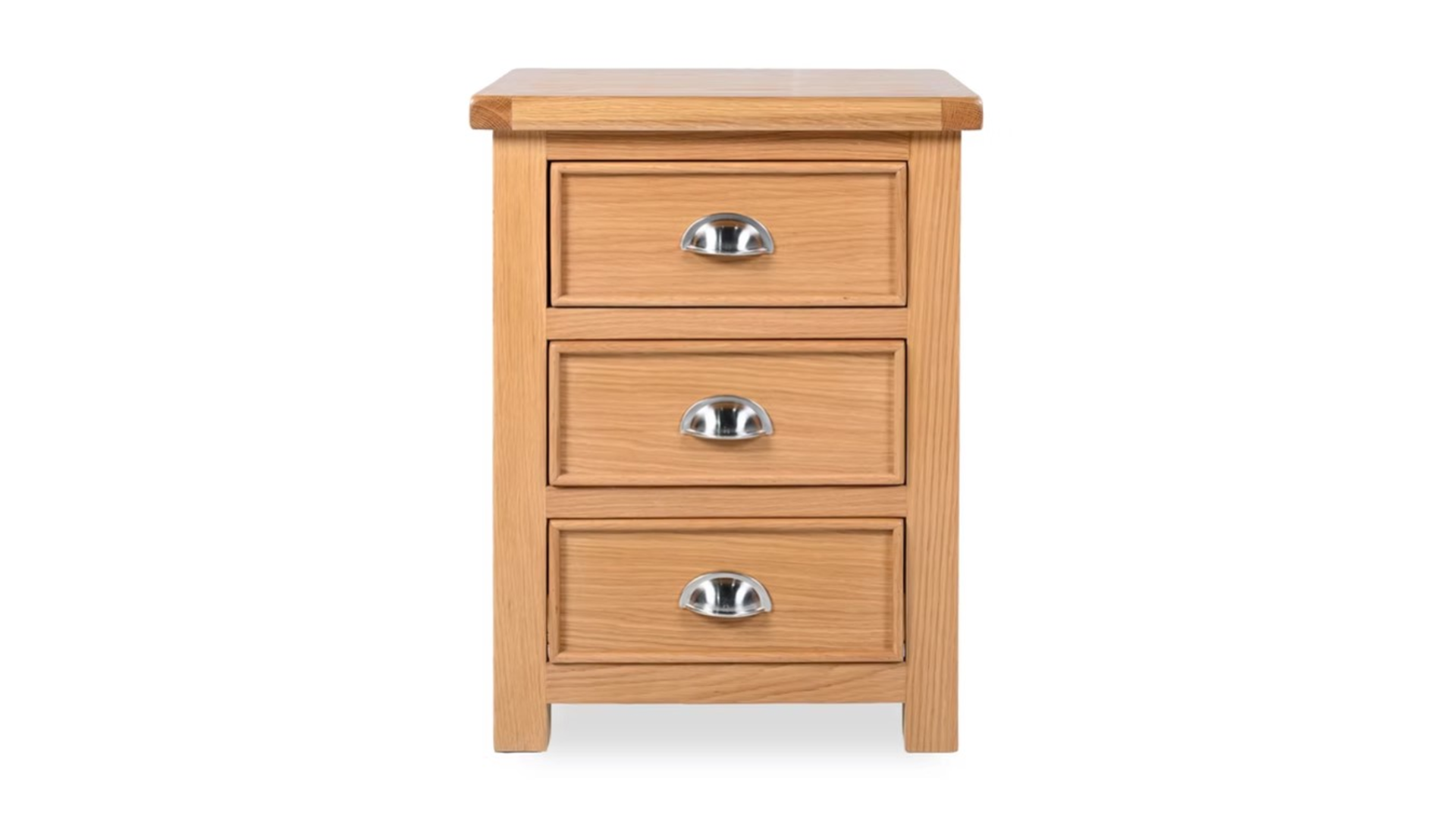 Honey B Newbury Bedside Locker - Oak - Image 3