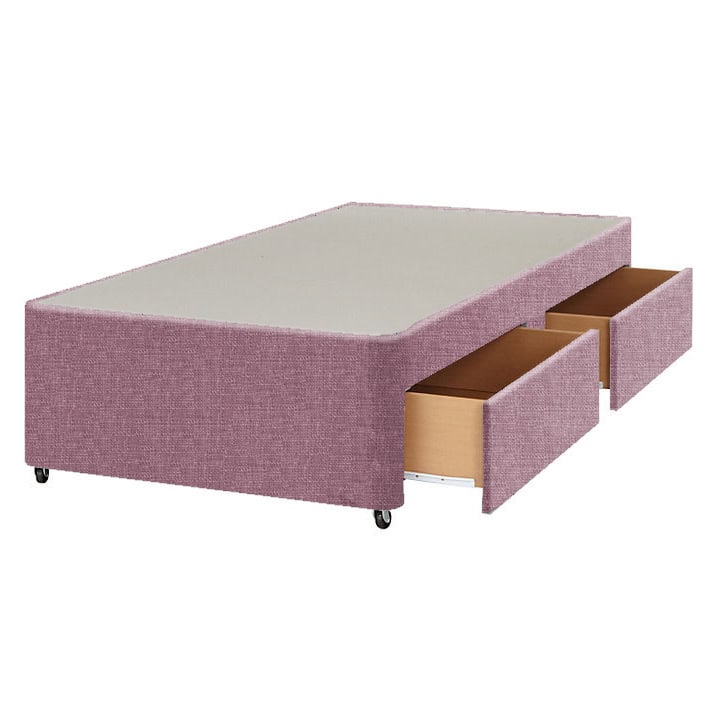 Apollo 2ft6 Azzure Lavender 2 Drawer Divan Base | Buy Online | Beds.ie