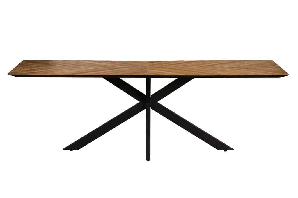 Baker Furniture Camden 200cm Dining Table - Herringbone - Image 3