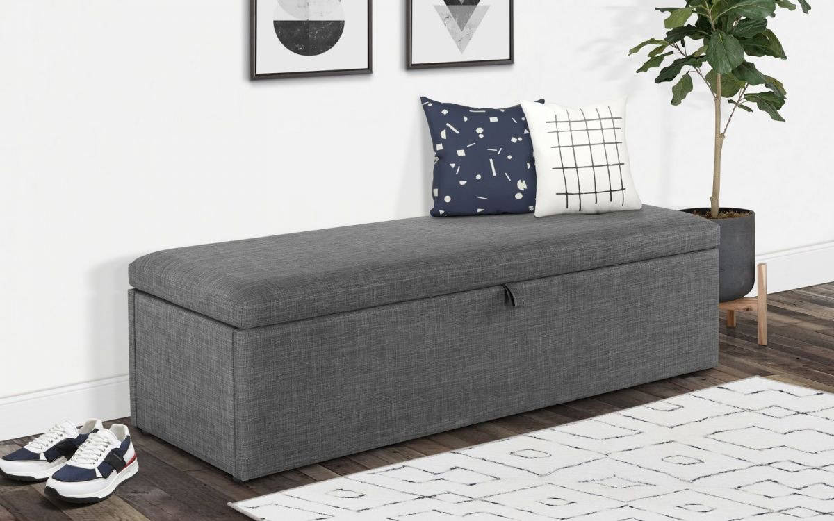 Vomero Blanket Box - Slate Grey | Buy Online | Beds.ie