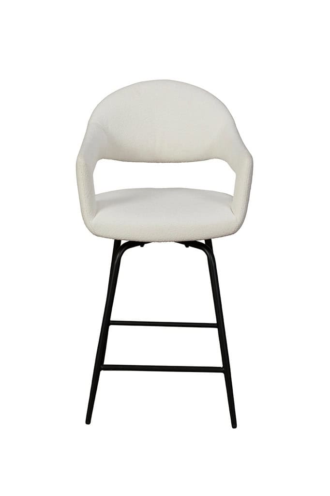 Jasmine Counter Chair (Pair) - White - Image 2