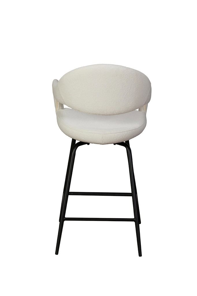 Jasmine Counter Chair (Pair) - White - Image 4