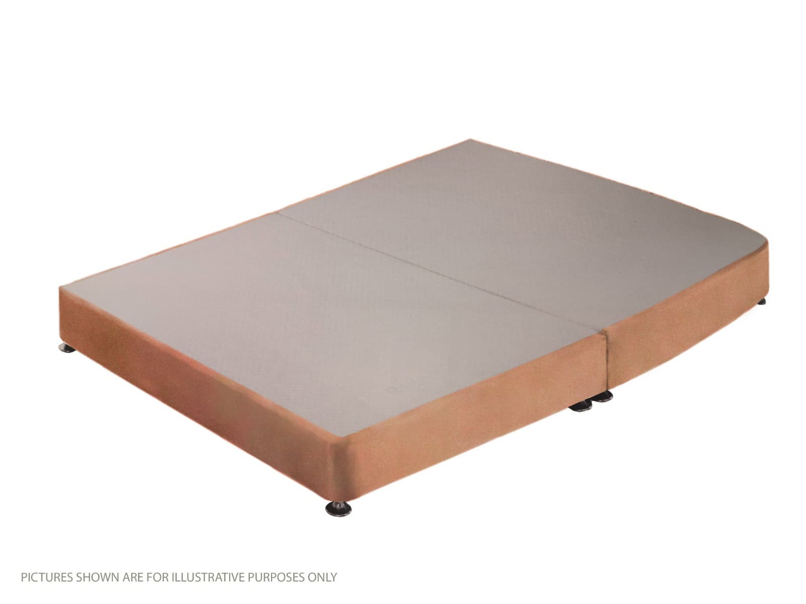 Apollo 3ft Velvet Pink Low Profile Divan Base | Buy Online | Beds.ie