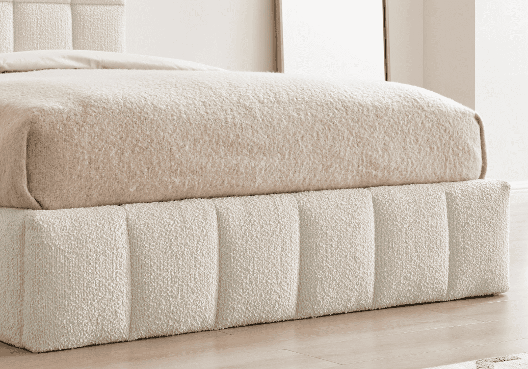 Limelight Starla Square 4ft6 Ottoman - Ivory - Image 5