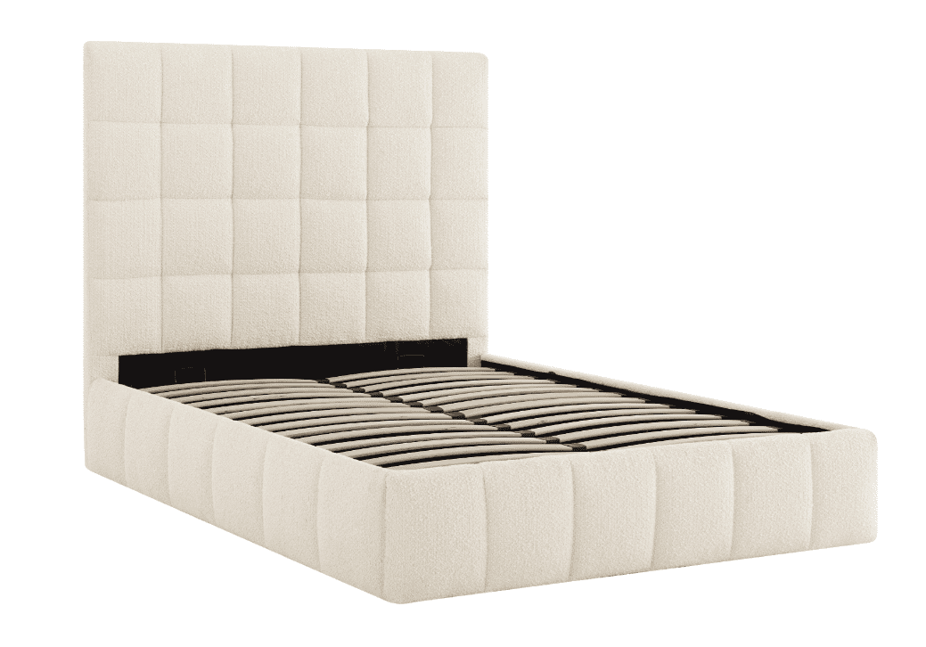 Limelight Starla Square 4ft6 Ottoman - Ivory - Image 6
