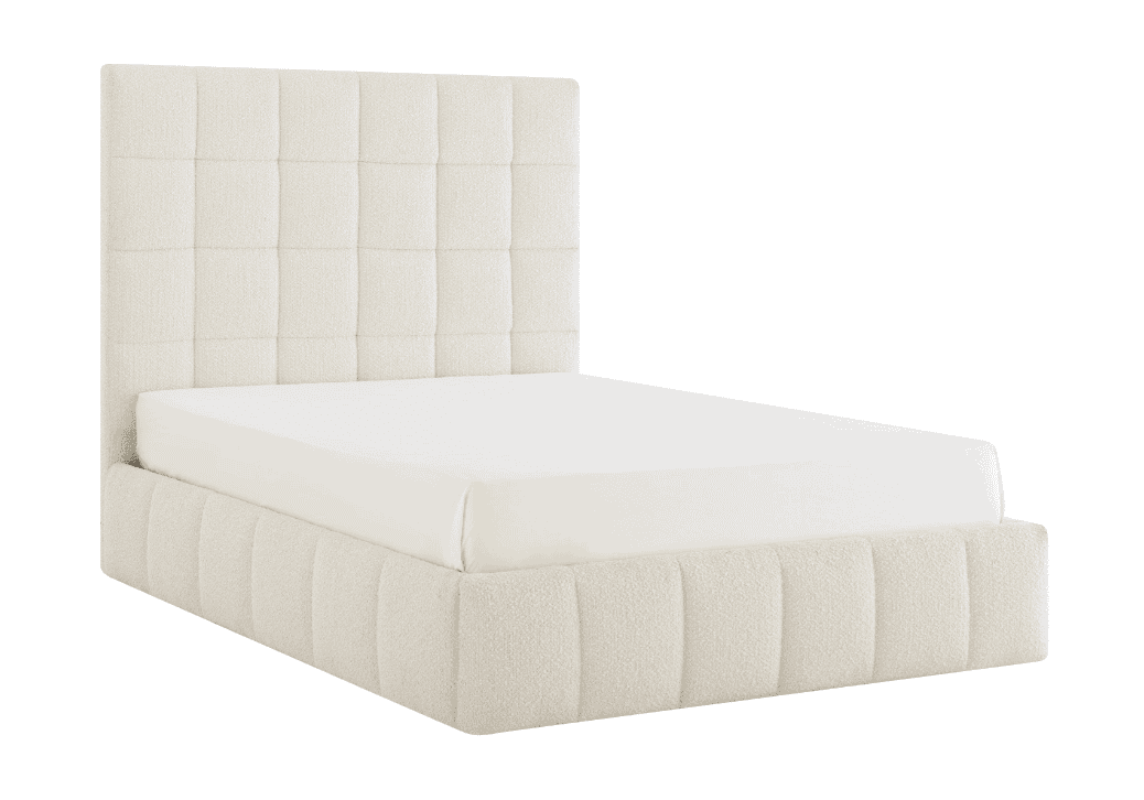 Limelight Starla Square 4ft6 Ottoman - Ivory - Image 8