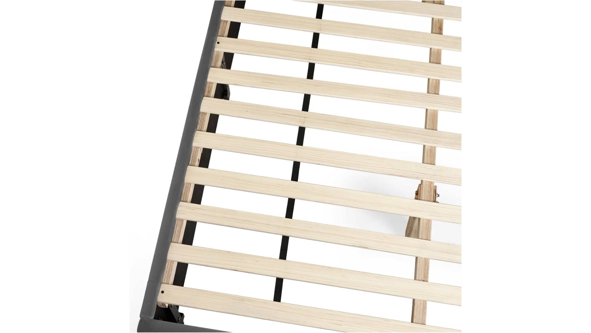 Leigha 4ft6 Bedframe - Grey Velvet - Image 8
