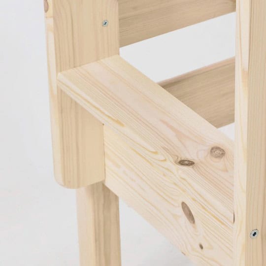 Hoppekids Shorty Bunkbed with Safety Rail - Natural - Image 7