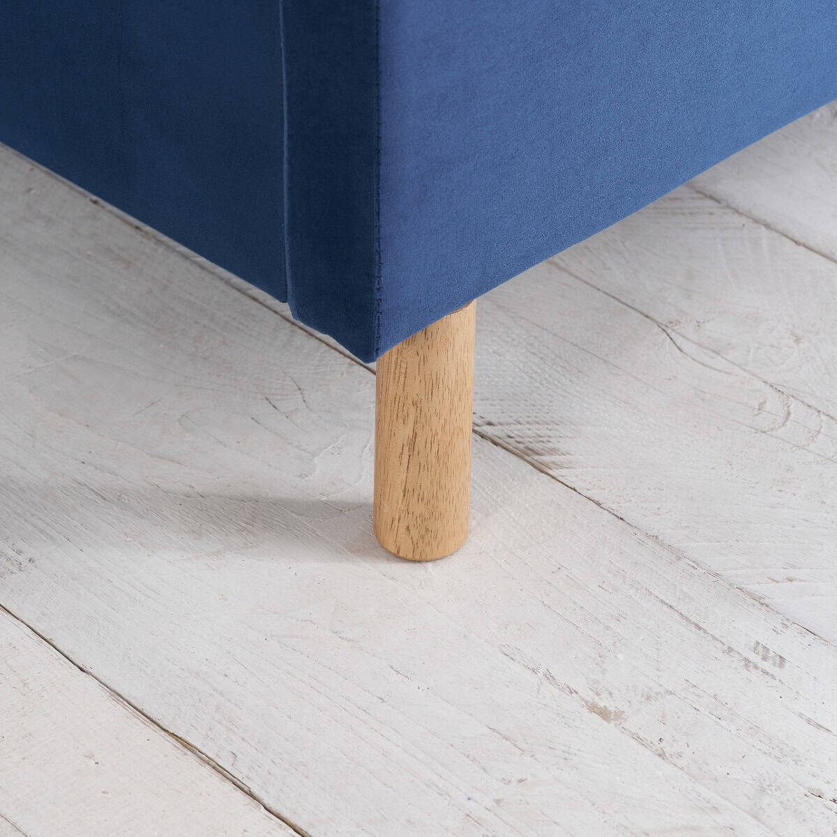 Loxley 4ft Bedframe - Blue Velvet - Image 6