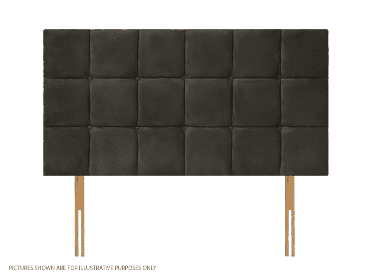 Apollo 2ft6 Croydon Headboard - Velvet Dark Grey | Buy Online | Beds.ie