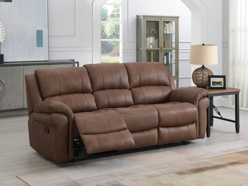 Farnham Ultra 3 Seater Manual Recliner - Tan | Buy Online | Beds.ie