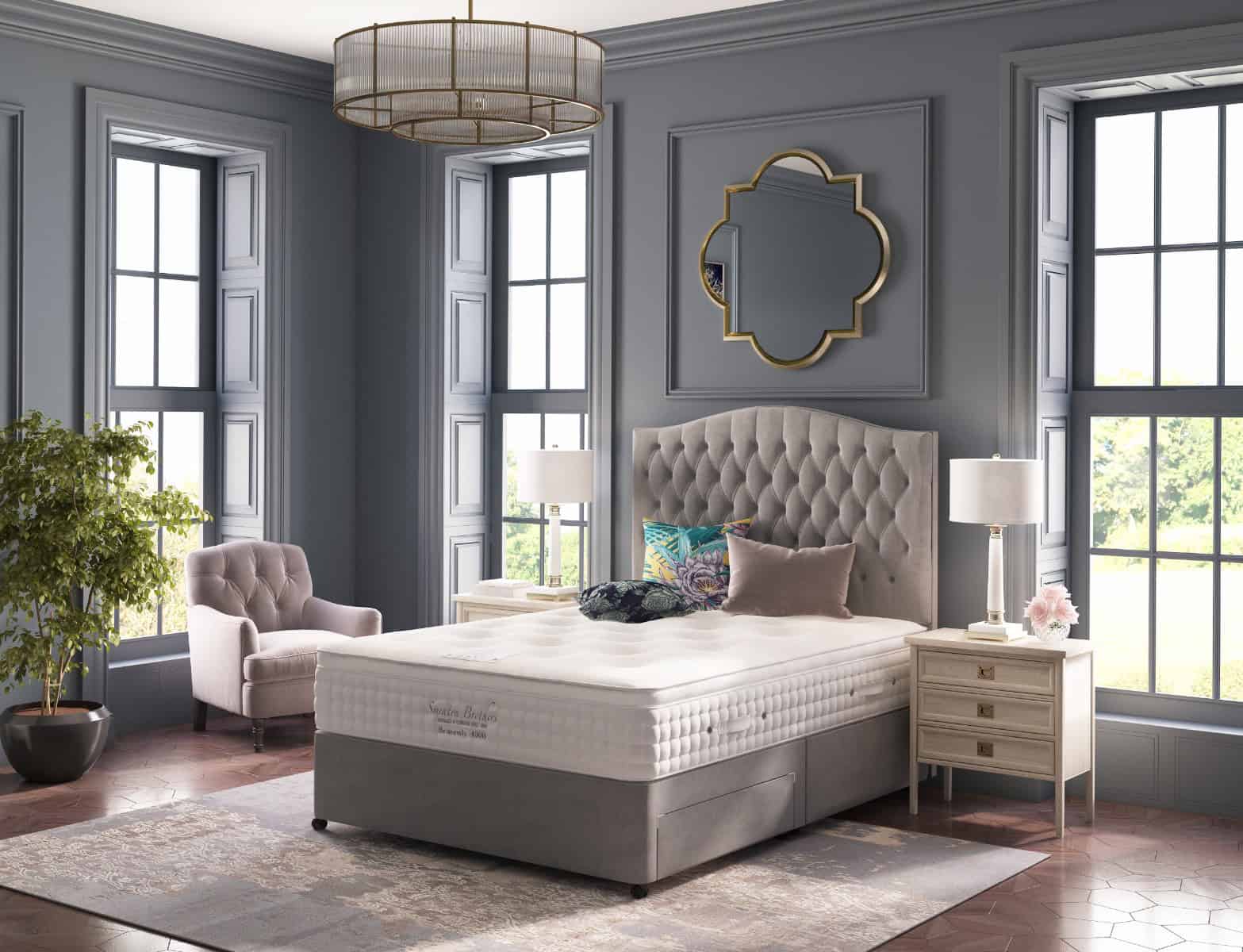 Healthbeds 7ft Inspiration Latex 4000 Divan Bed | Buy Online | Beds.ie