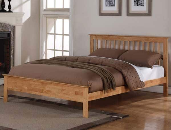 Flintshire 4ft Pentre Bedframe - Oak | Buy Online | Beds.ie