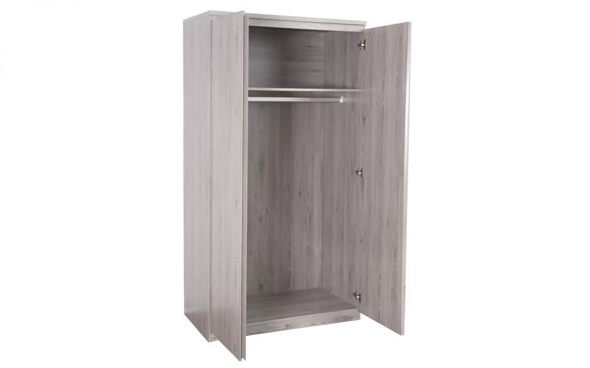 Dia 2 Door Wardrobe - Grey Oak - Image 3