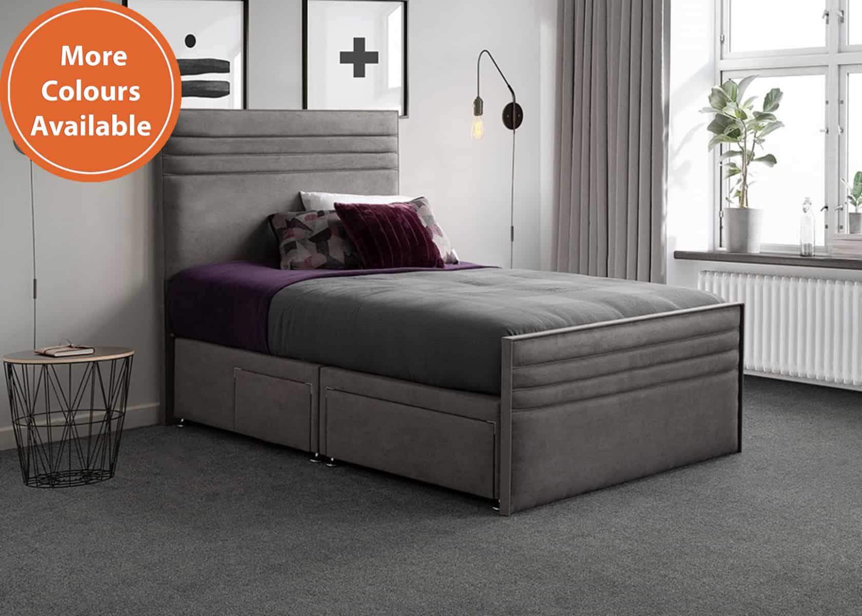 Style Chic 4ft6 Bed with 4 Drawers - Image 2