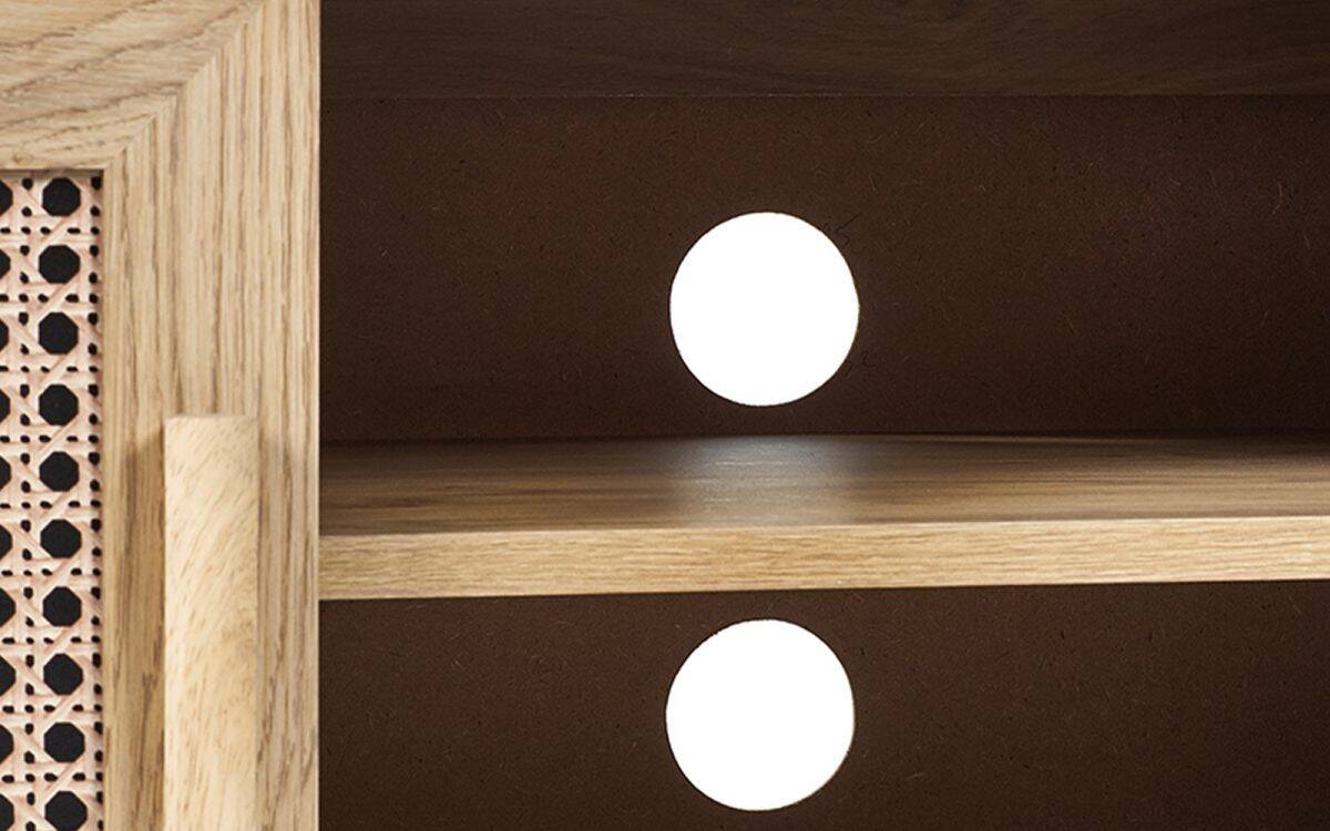 Sydenham Media Unit - Oak - Image 7