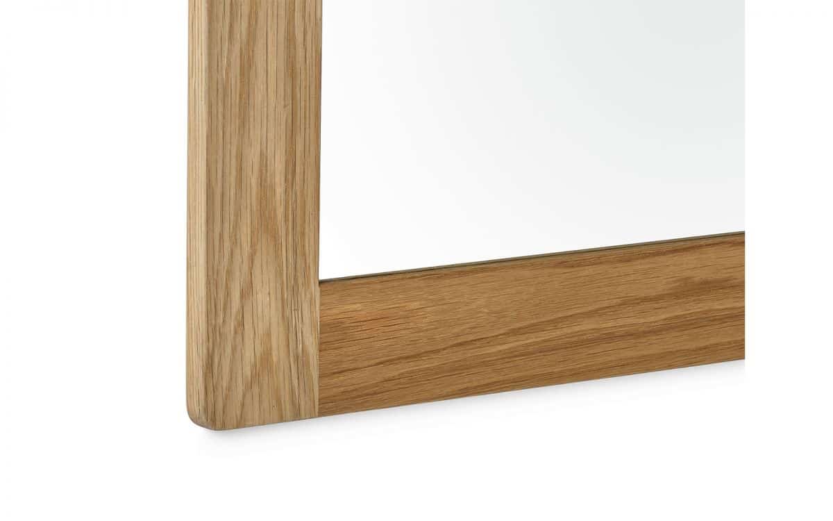 Malcolm Wall Mirror - Oak - Image 3