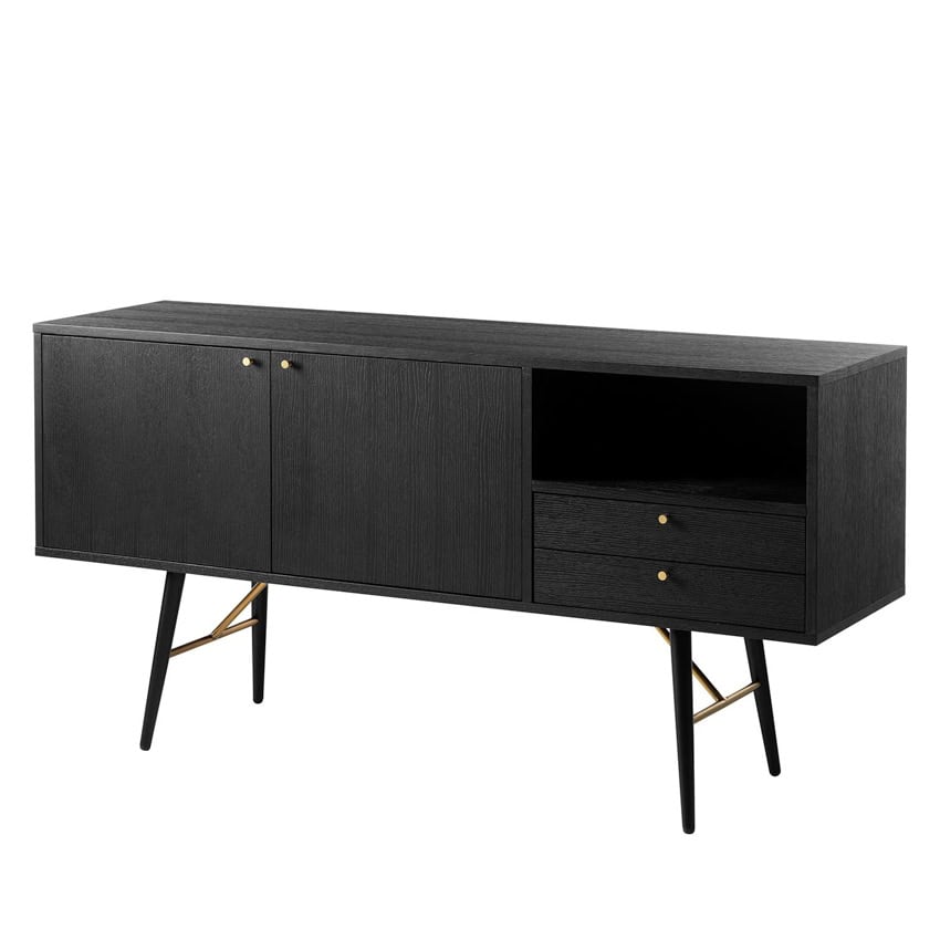 Barcelona Sideboard - Black & Copper | Buy Online | Beds.ie