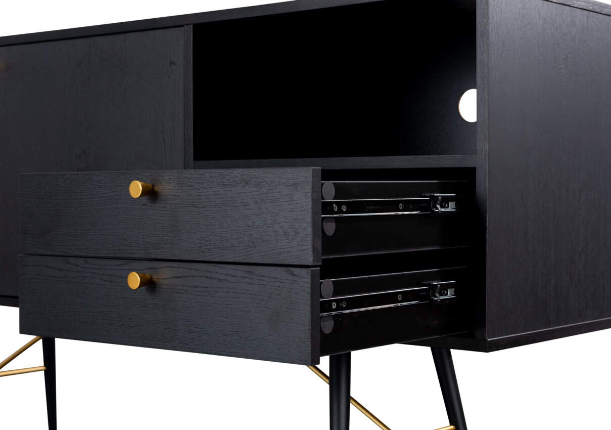 Barcelona Sideboard - Black & Copper - Image 4