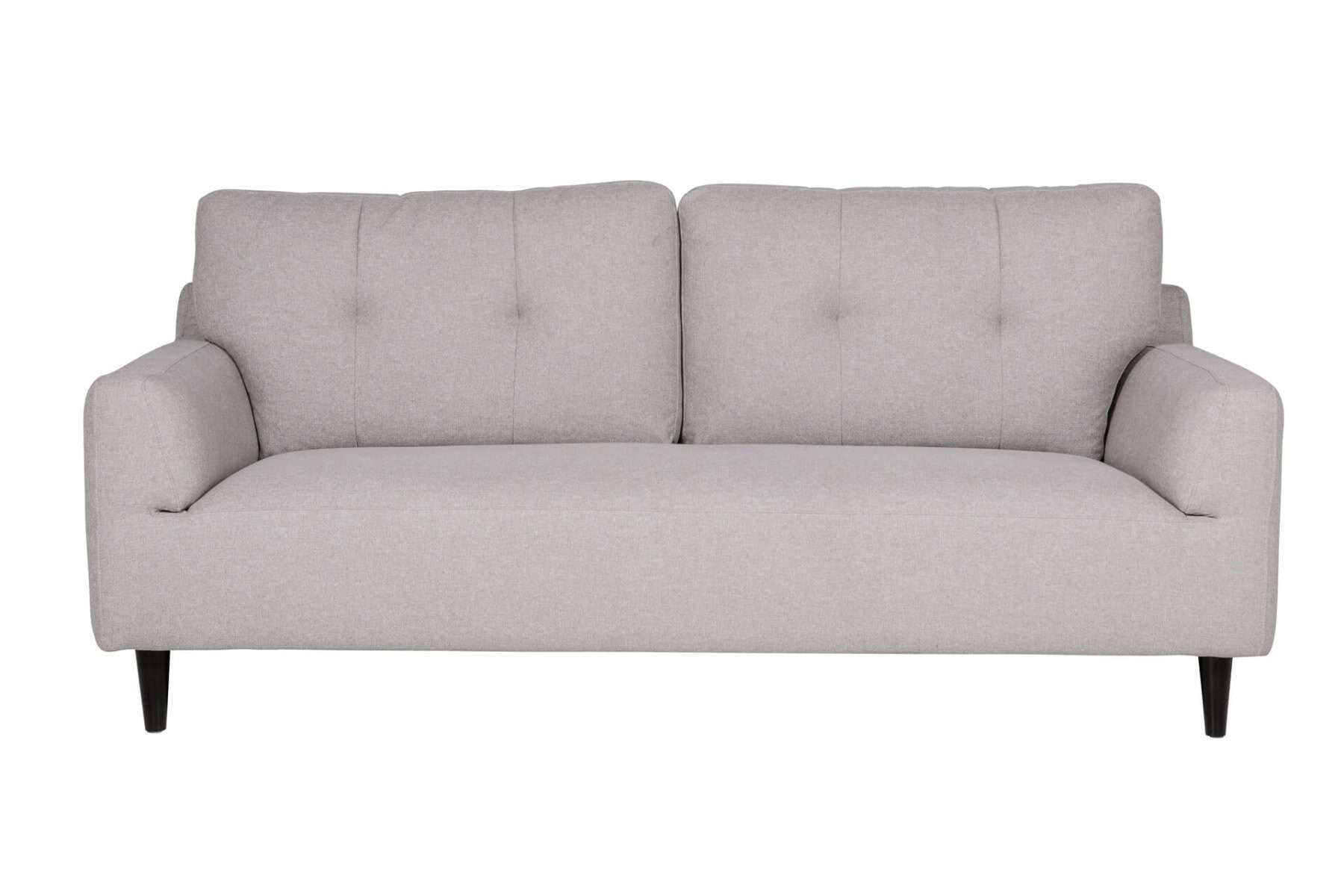 Hartley 3 Seater Sofa - Light Grey - Image 2