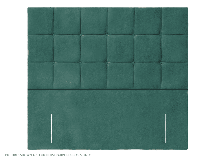 Apollo 3ft6 Venice Headboard - Velvet Turquoise | Buy Online | Beds.ie