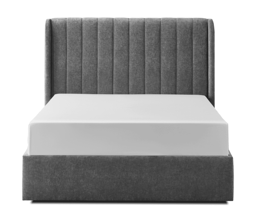 Honey B Frida 4ft Storage Bedframe - Grey - Image 3