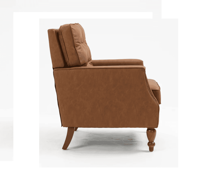 Houston Armchair - Tan PU - Image 4