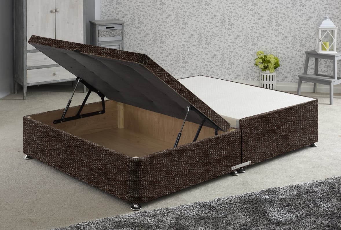 Apollo 4ft Brown Jumbo Ottoman Base | Buy Online | Beds.ie