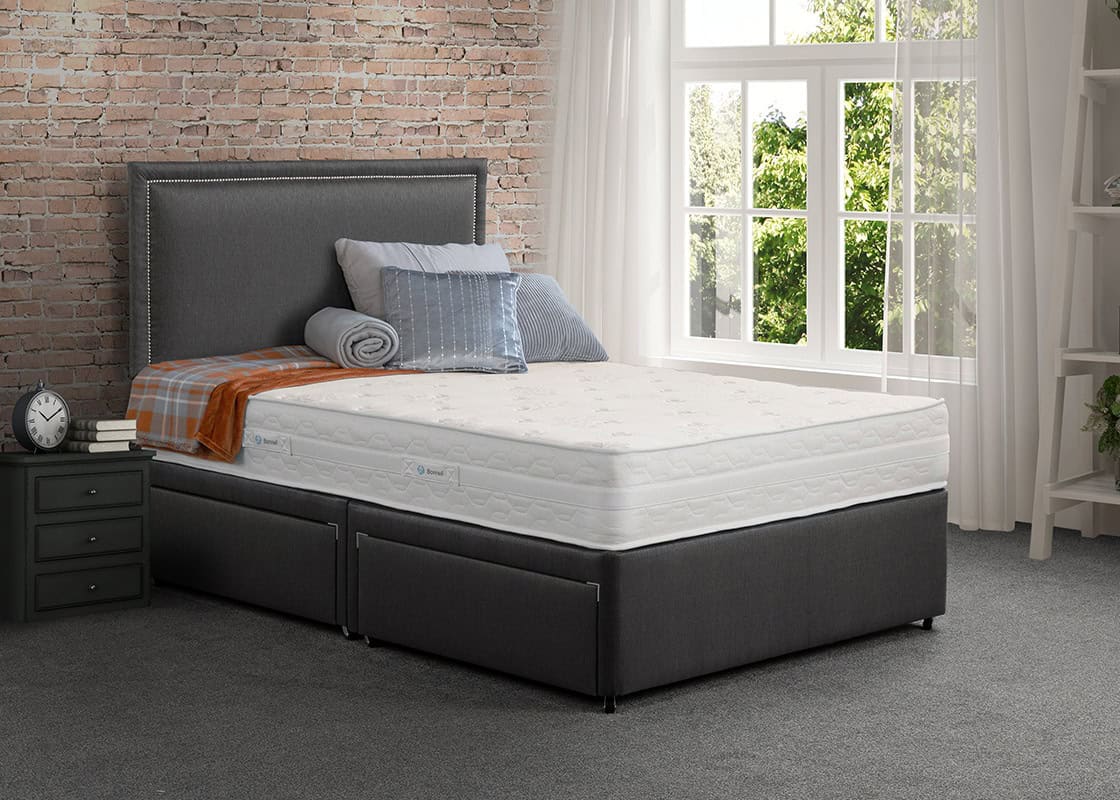 5ft Pearl Memory Side Opening Ottoman Bed | Buy Online | Beds.ie