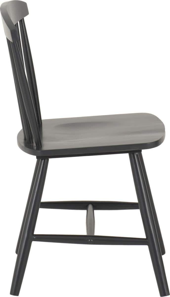 Emery Dining Chair (x2) - Dark Grey - Image 2