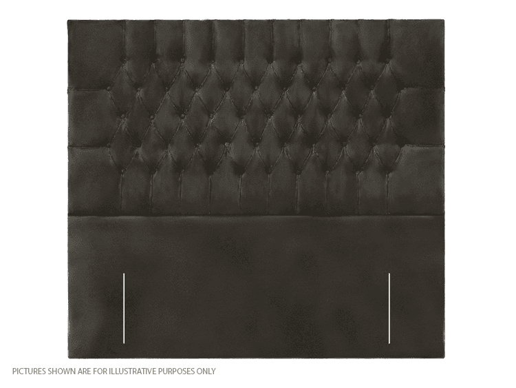 Apollo 5ft New York Headboard - Velvet Dark Grey | Buy Online | Beds.ie