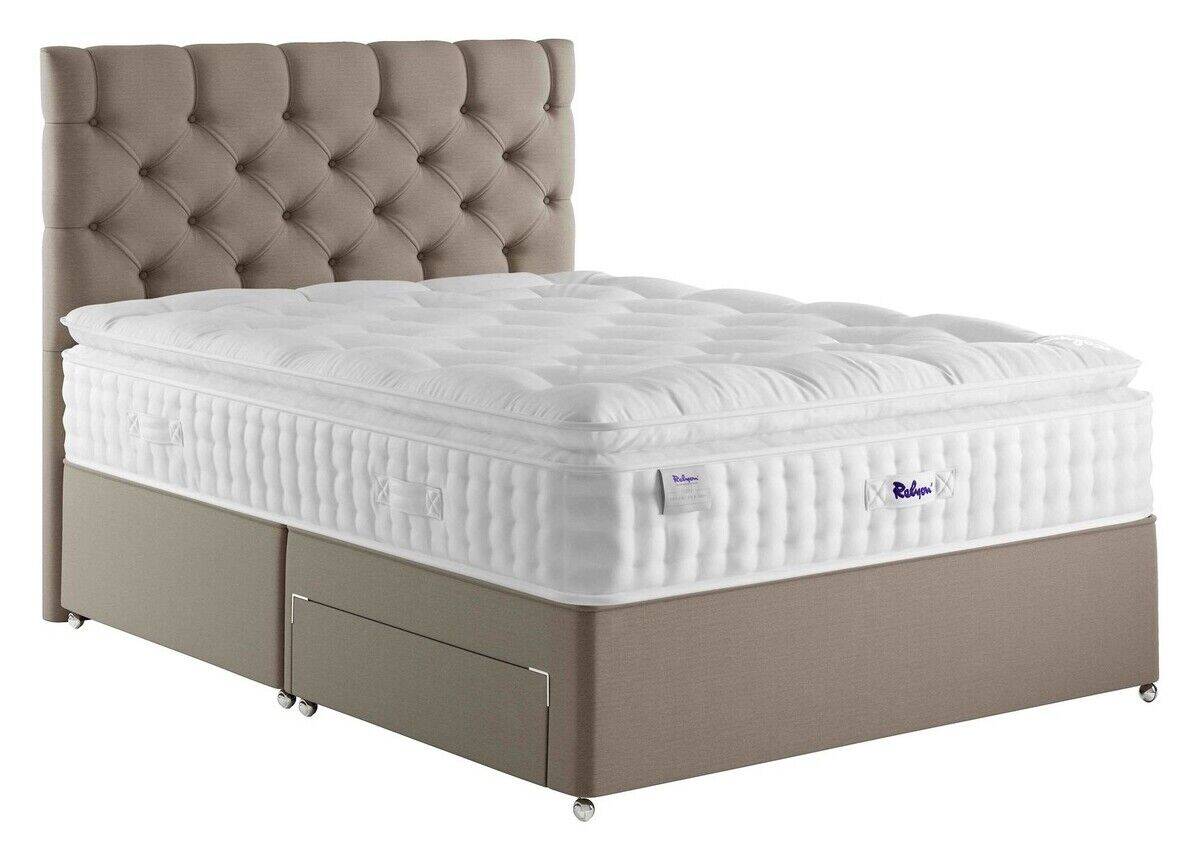 Relyon 4ft6 Luxury Silk Ottoman Divan Bed Set - Image 4