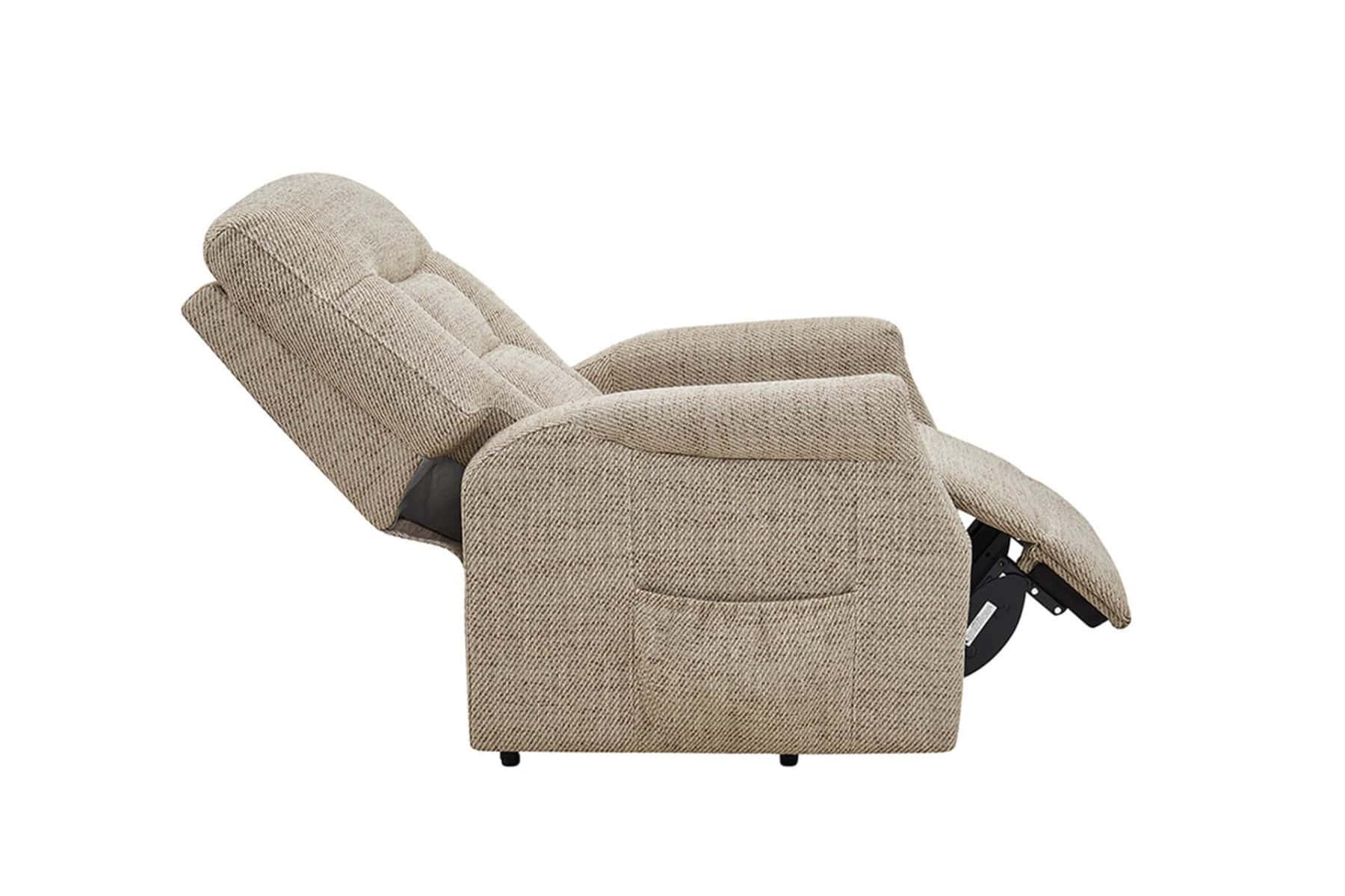 Prescot Electric Lift & Rise Chair - Oatmeal - Image 4