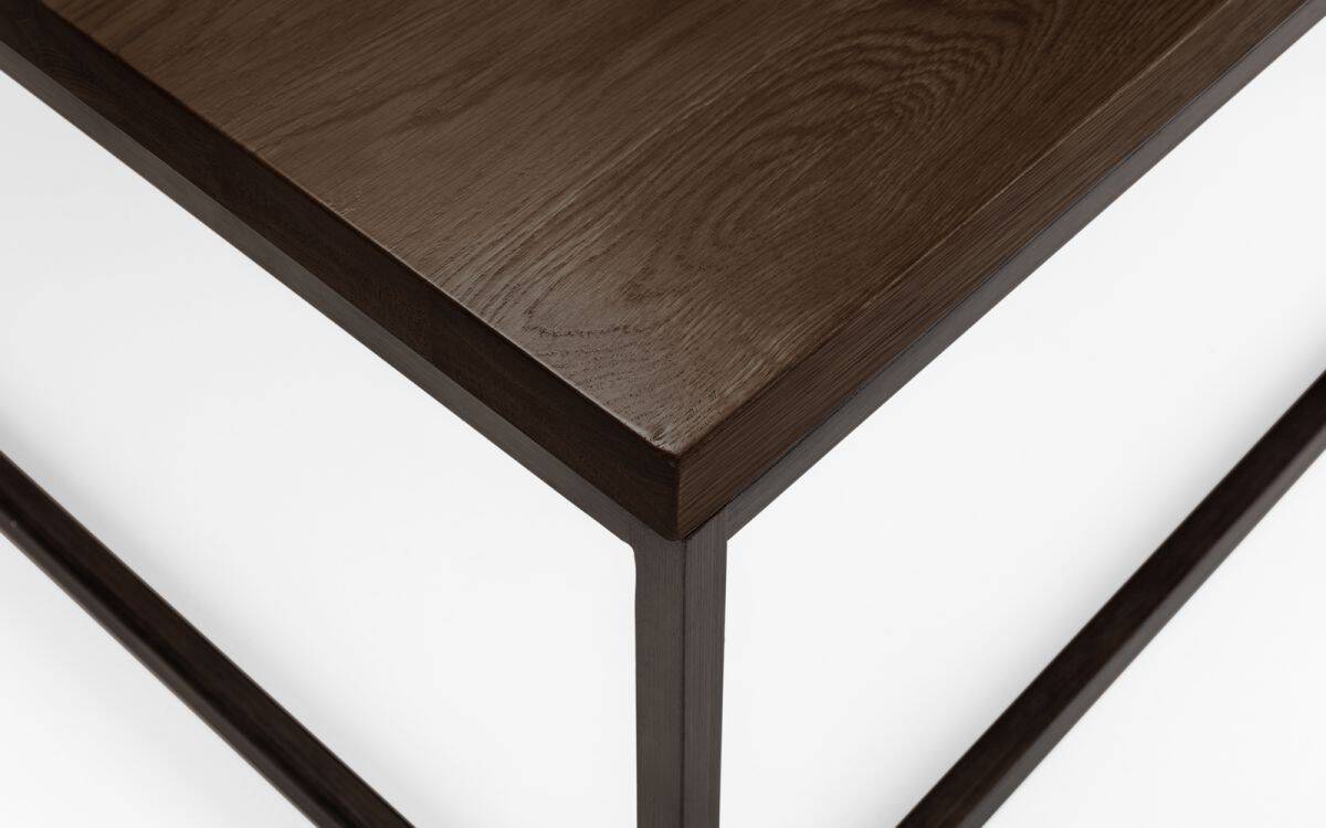 Lisbon Square Coffee Table - Dark Oak - Image 3