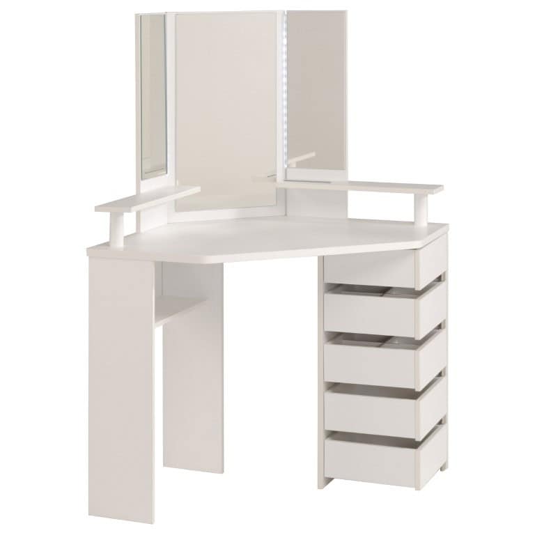 Parisot Volage Dressing Table - White - Image 4