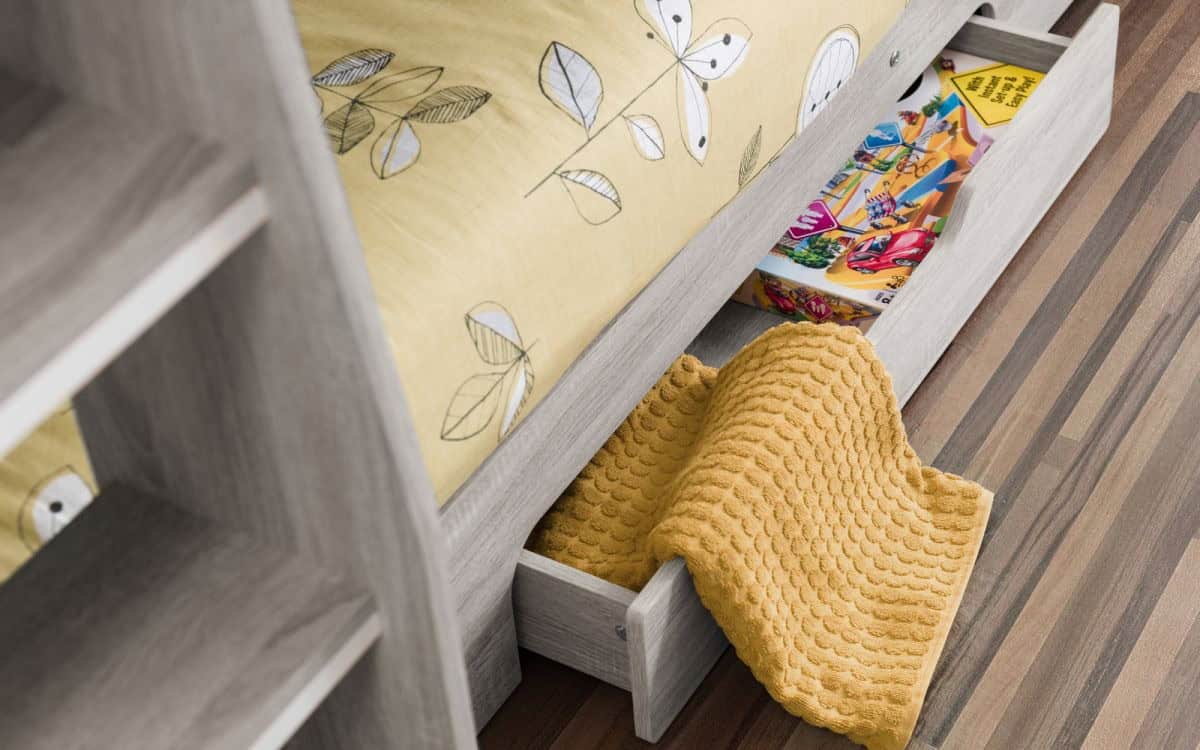 Lynx Bunk Bed - Grey Oak - Image 4