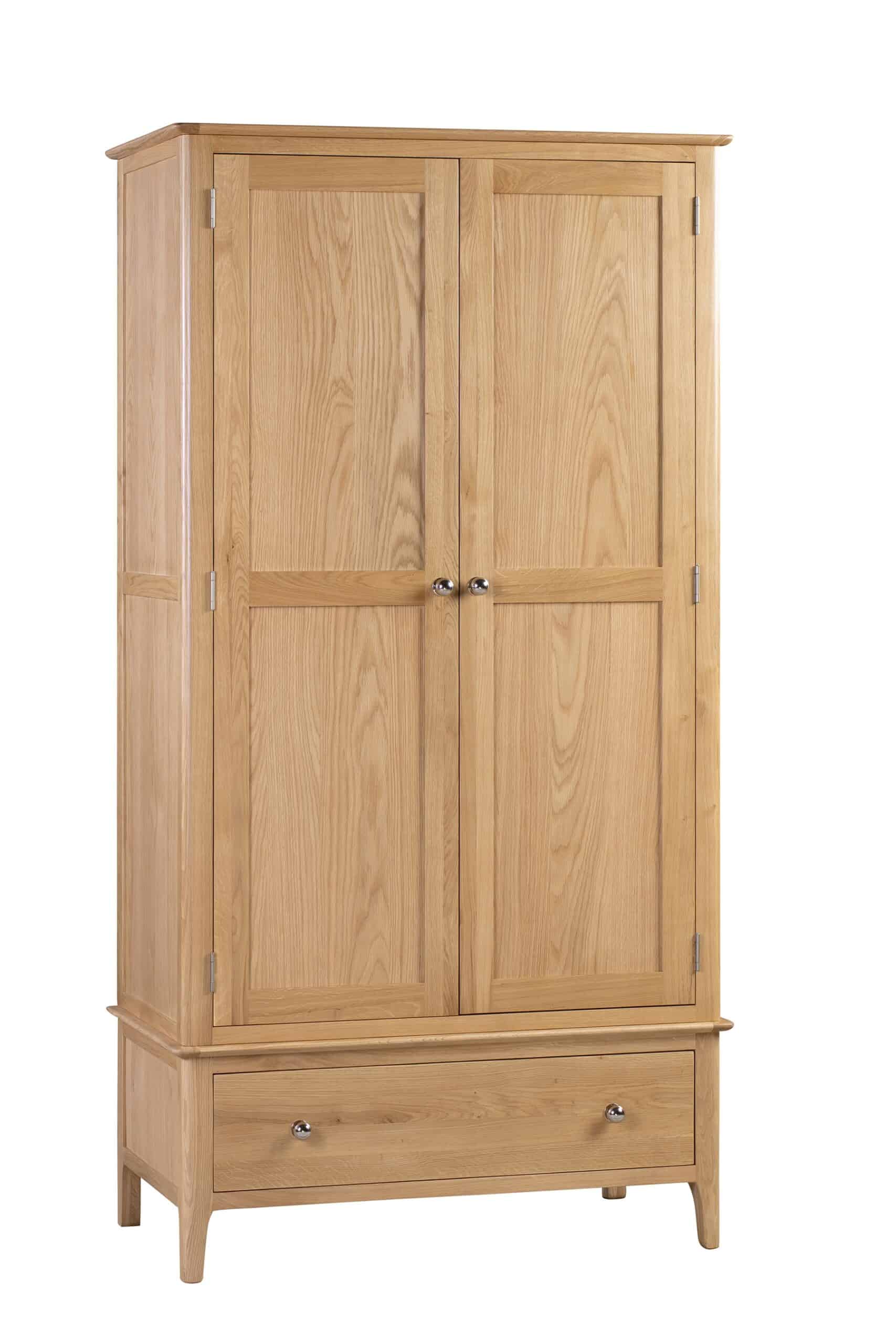 Alderbury 2 Door 1 Drawer Wardrobe | Buy Online | Beds.ie