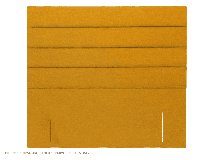 Apollo 5ft Rome Headboard - Velvet Gold | Buy Online | Beds.ie