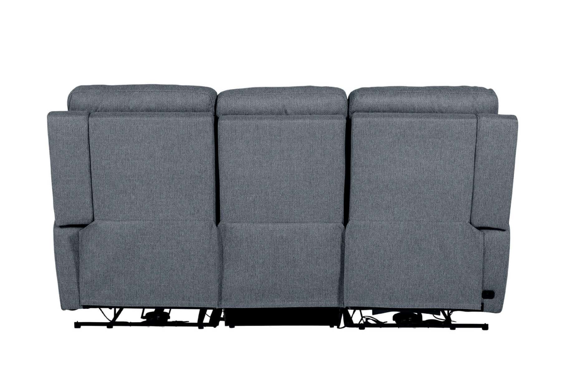 Bowie 3 Seater Electric Recliner - Azul - Image 4