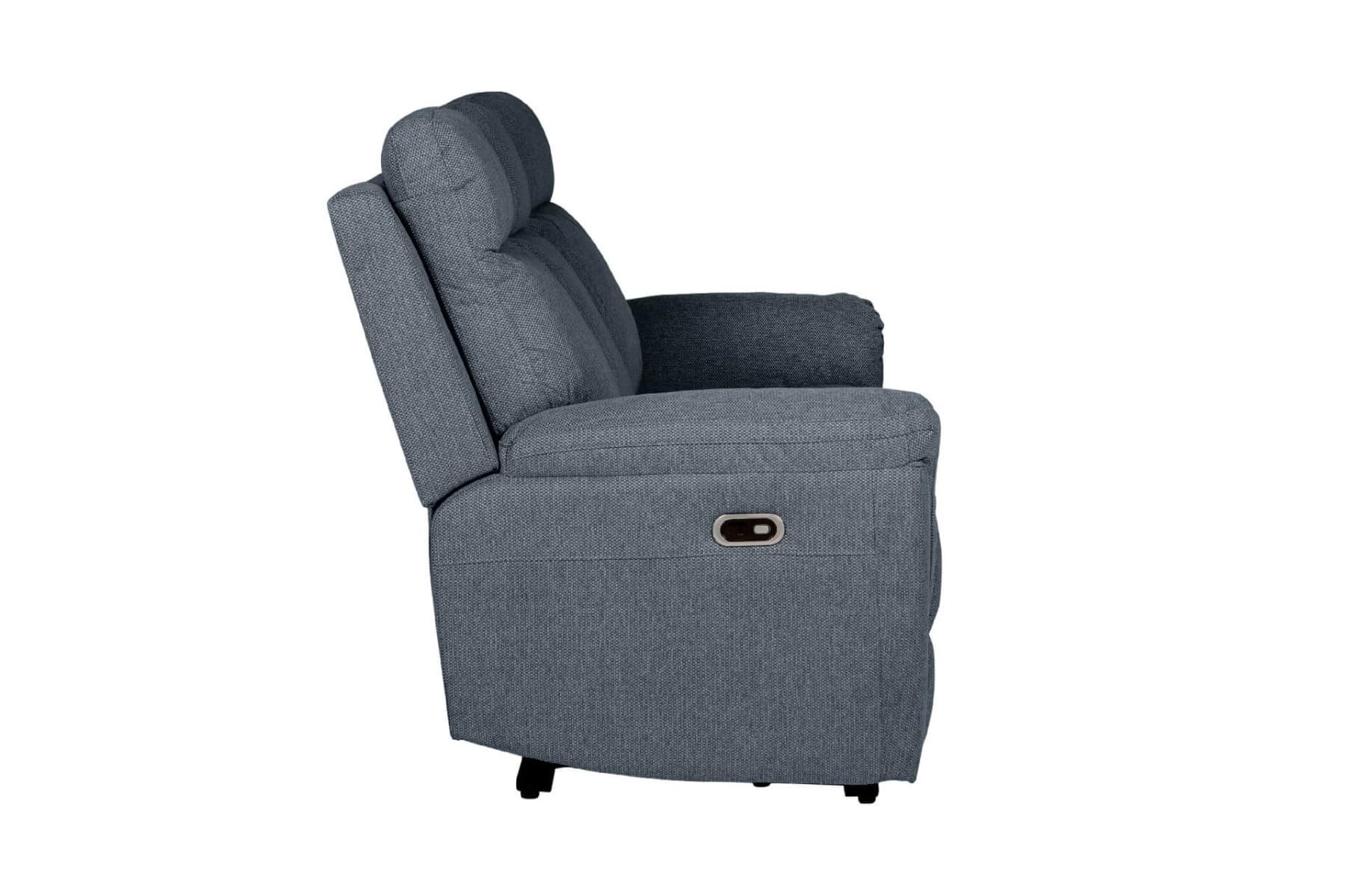 Bowie 3 Seater Electric Recliner - Azul - Image 5