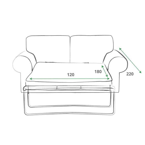 Detroit Two Seater Sofa Bed - Image 5