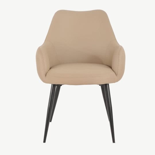 Fabio Dining Chair - Mink Faux Leather (Set of 2) - Image 2