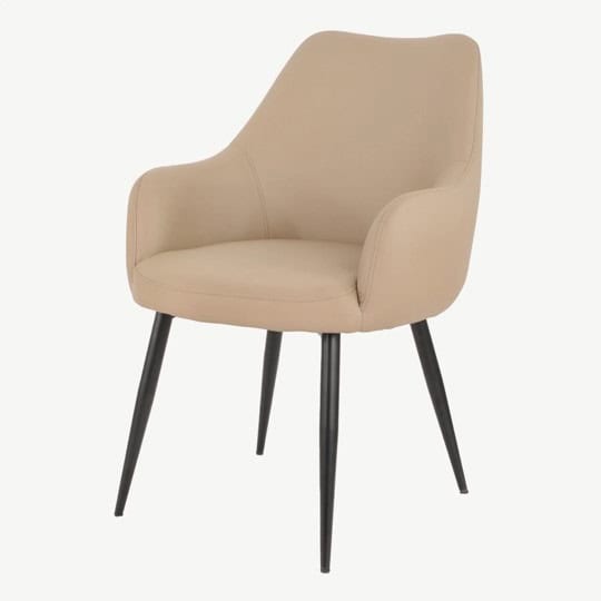 Fabio Dining Chair - Mink Faux Leather (Set of 2) - Image 3