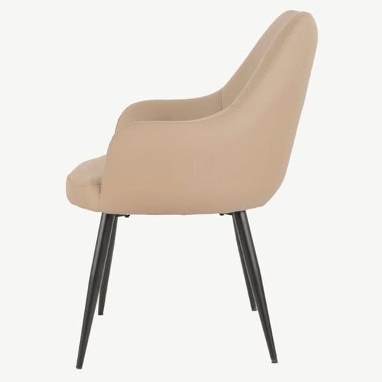 Fabio Dining Chair - Mink Faux Leather (Set of 2) - Image 4