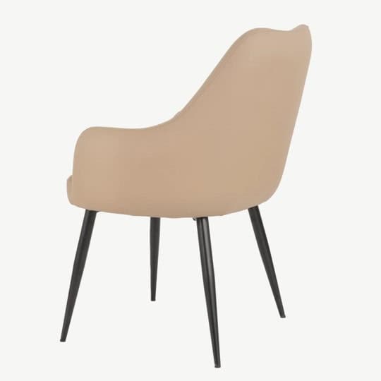 Fabio Dining Chair - Mink Faux Leather (Set of 2) - Image 5
