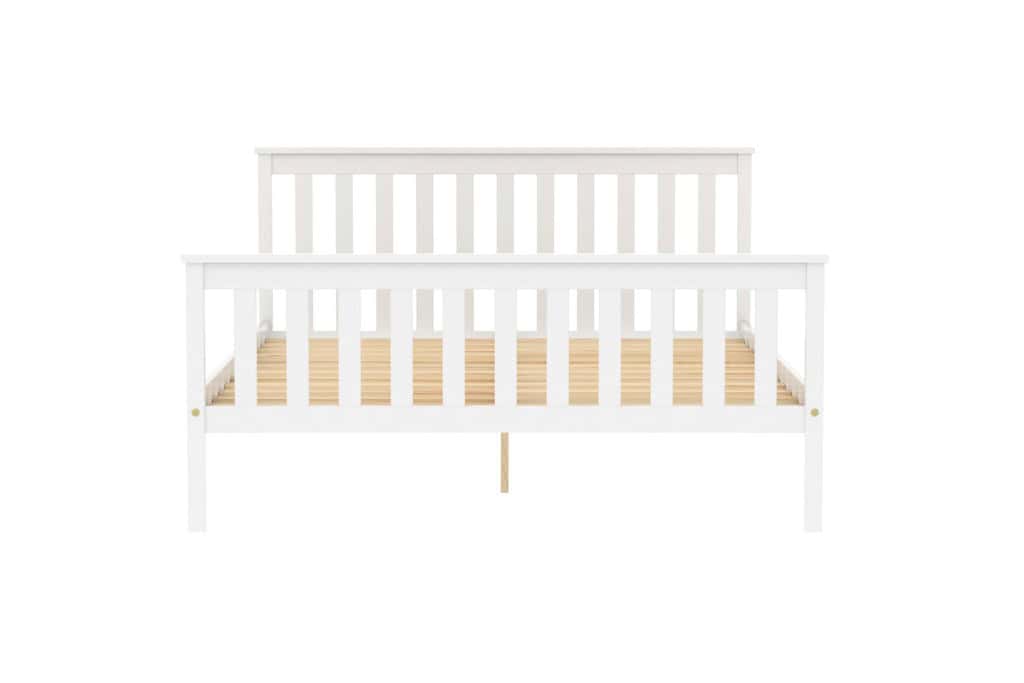 4ft6 Oxford Bedframe - White - Image 5