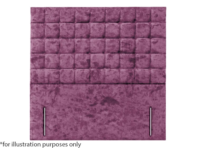 Apollo 4ft6 Prague Headboard - Glitz Purple | Buy Online | Beds.ie