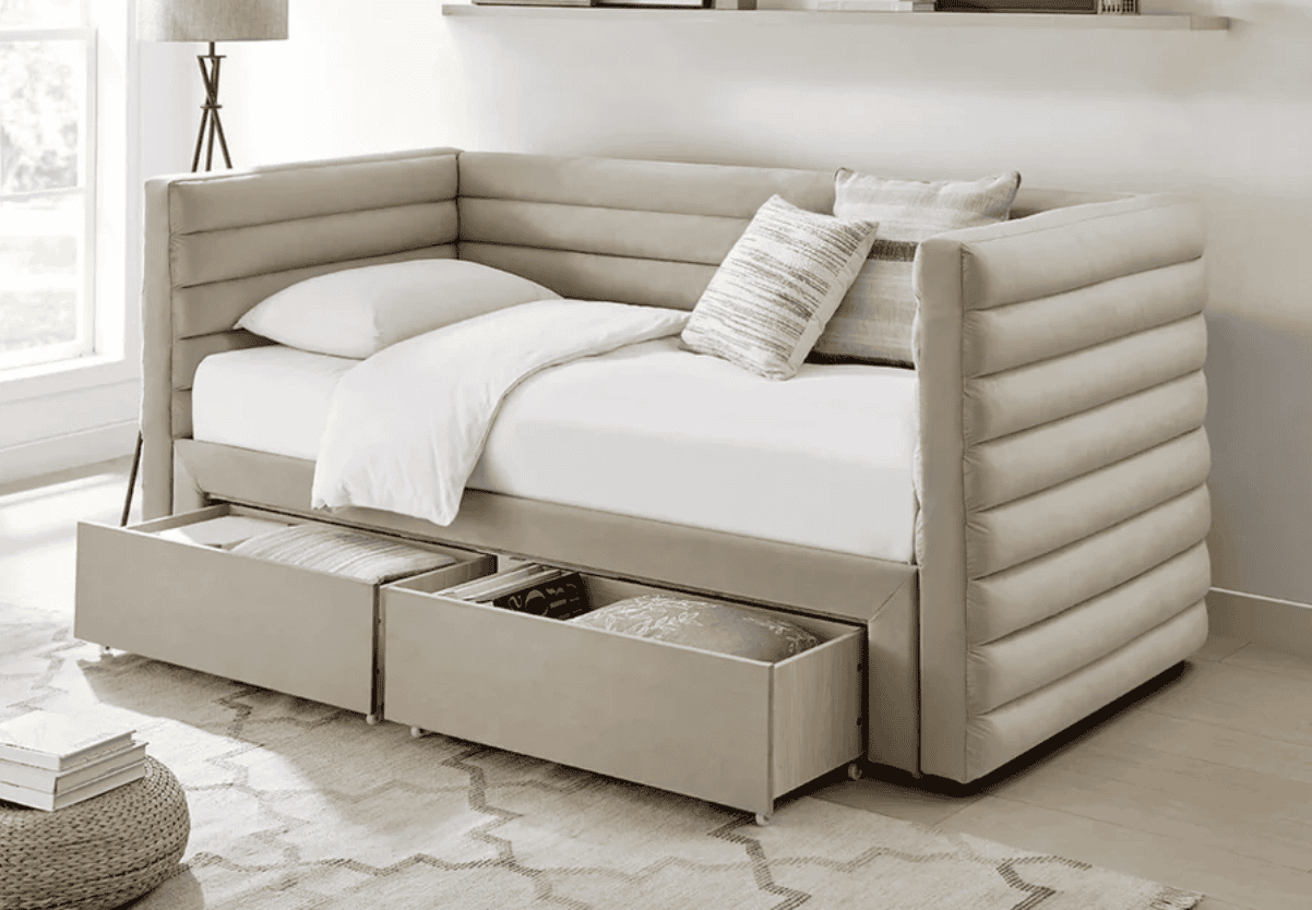 Limelight Bellatrix Storage Day Bed - Taupe - Image 2